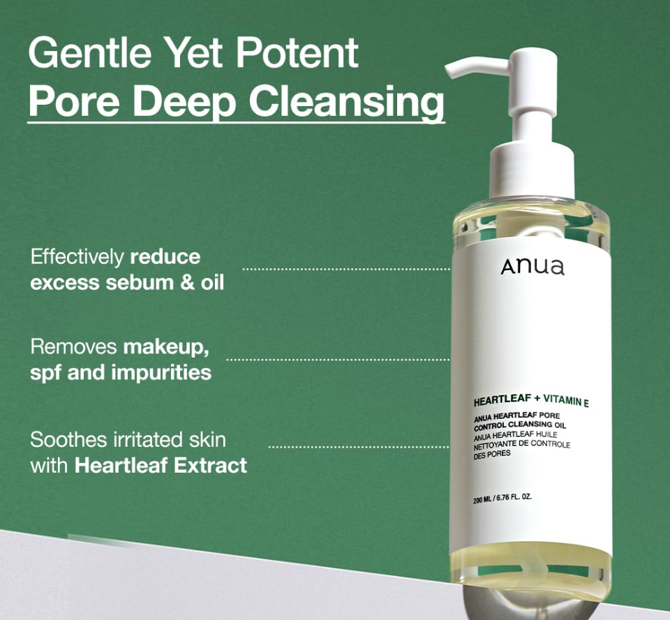 ANUA  Heartleaf Pore Control Cleansing Oil  200ml