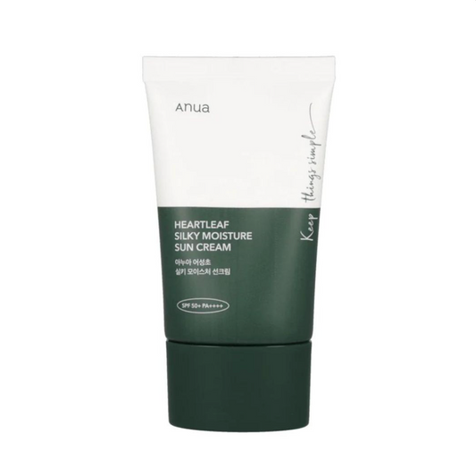 ANUA Heartleaf Silky Moisture Sunscreen 50mL